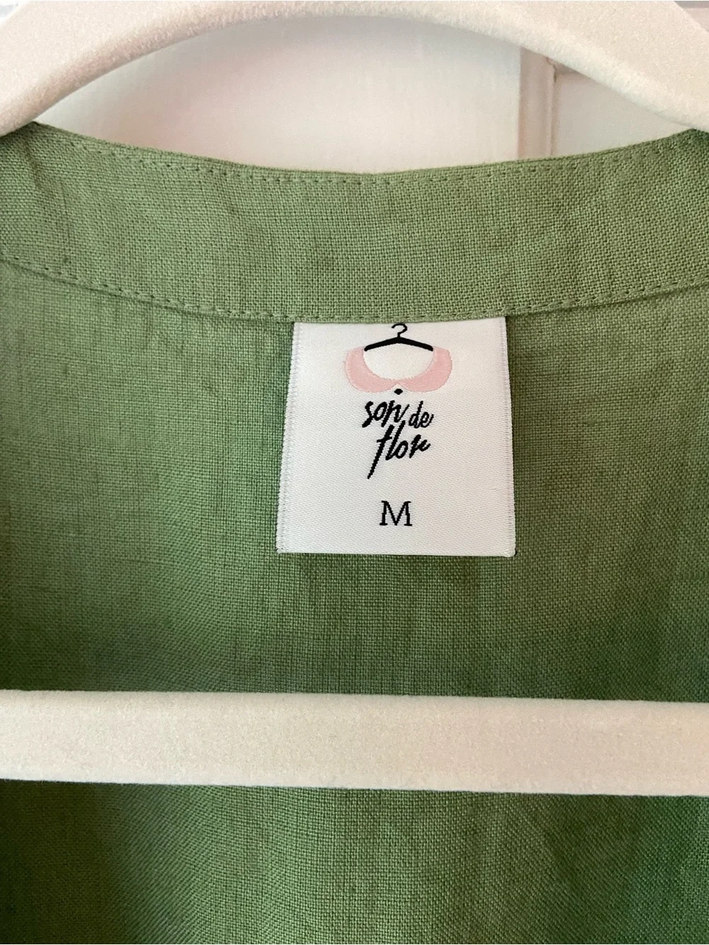 Son de Flor Matcha Wrap Dress - Picture 2 of 8